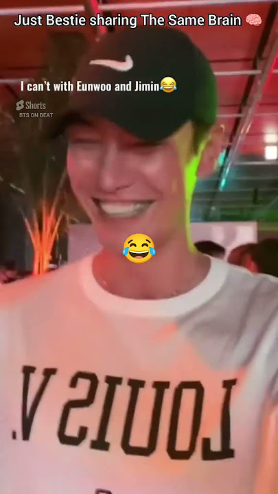 This Eunwoo and Park Jimin ❤️ Together They are Therapy 😂🤣 #jimin #bts #inshort2025