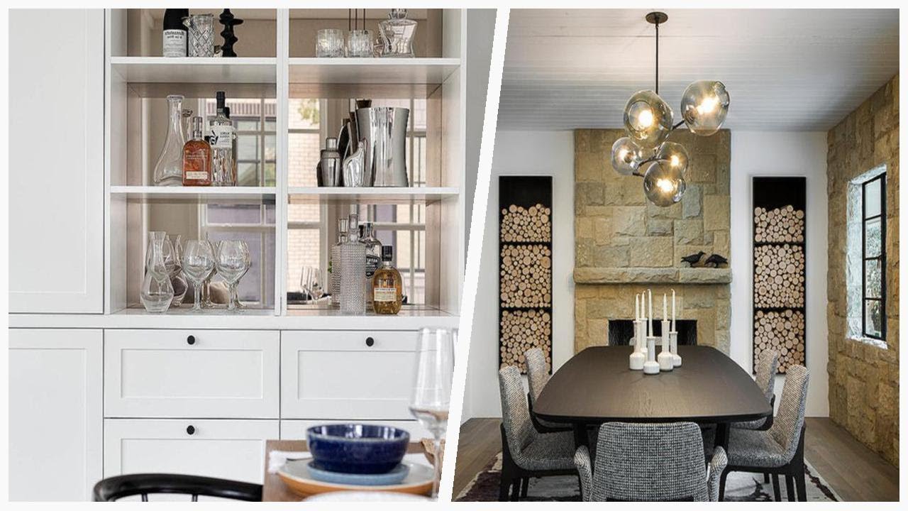 75 Shiplap Ceiling Dining Room With White Walls Design Ideas You'll Love ☆ YouTube