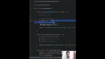 Swap Two Numbers Using Method in Java 🔄 | Java Shorts