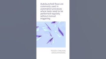 The “autolaunched” flow - #Salesforce #salesforceadmin