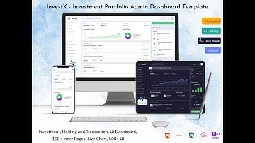 Amazing Investment Dashboard Design by InvestX Admin