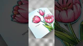 Surprise Z-fold Spring Flower Card