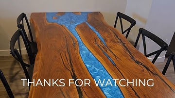 I Built a HUGE epoxy dining table in my garage - DIY Start to Finish