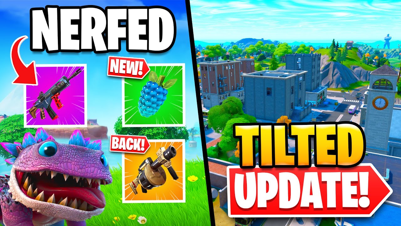 Everything New - Tilted Towers, Weapon Changes, Dinosaurs and MORE!