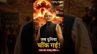 जब दुनिया चौंक गई 🇮🇳 | Pokhran Nuclear Test 1998 | Atal Bihari Vajpayee #shorts #viral