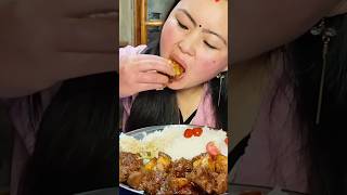 Pork Rice? shorts mukbang asmr ytshorts pork