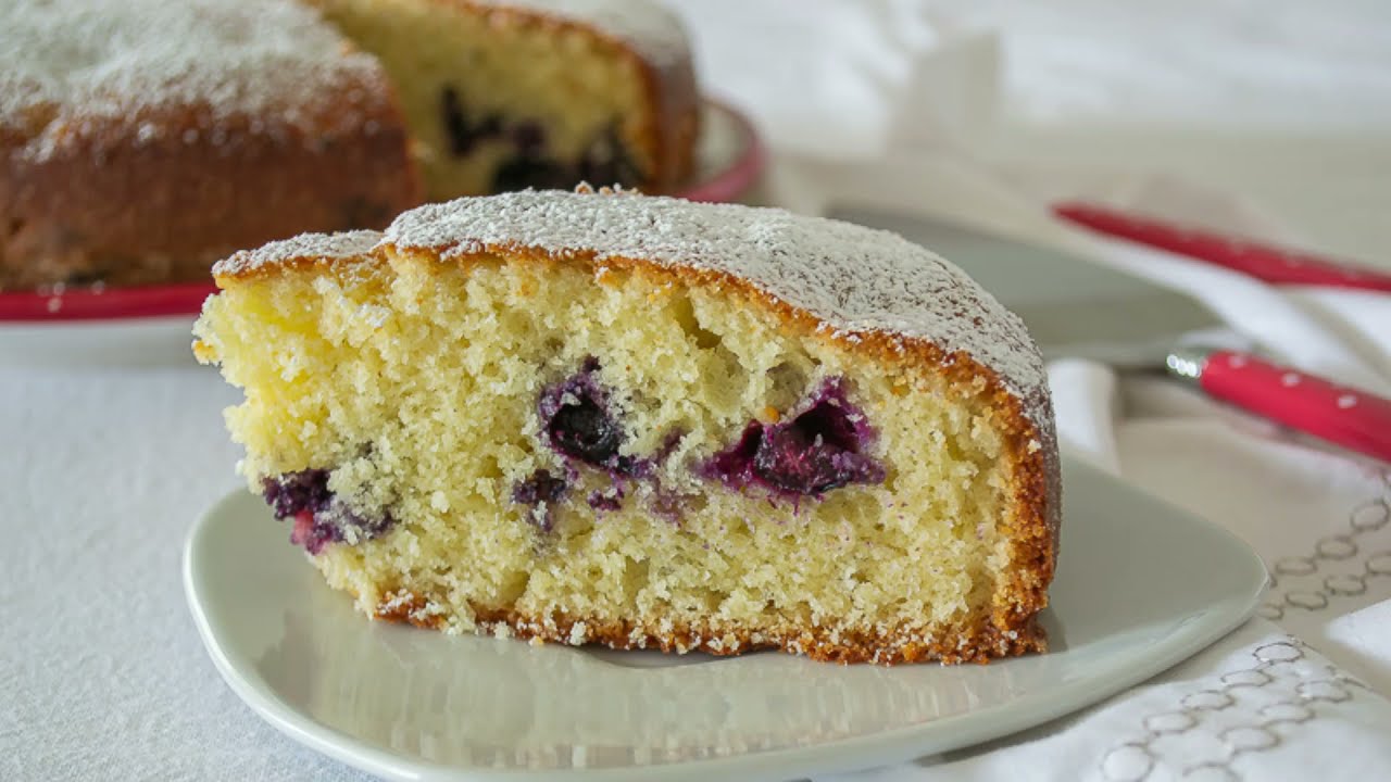 Queque de Yogurt con Blueberries
