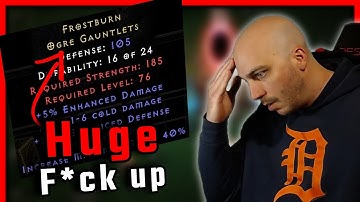 Het is een GROTE FOUT om deze unieke items te upgraden - Diablo 2 Resurrected