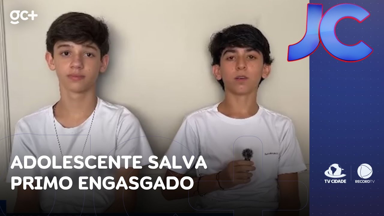 Adolescente salva primo engasgado utilizando técnica que aprendeu na internet | Jornal da Cidade