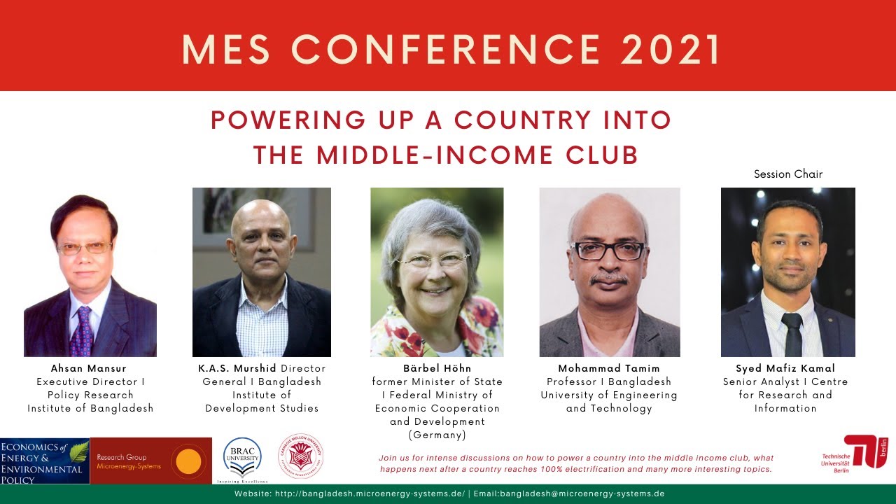 Powering Up a Country into the Middle Income Club | 2021 MES Conference