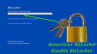 Windows 11 como desactivar por completo BitLocker