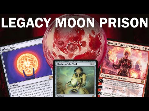 When the Moon hits your eye... Mono Red Blood Moon Prison in Legacy!