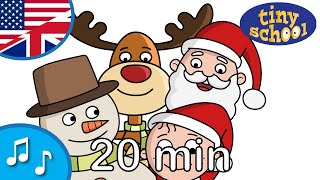 Christmas Finger Family Song - Nursery Rhyme Collection for children - tinyschool - 20 min