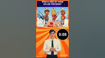 Which one of Them Killed The Bear?#quiztime #quiz #quizchallenge #riddles #shorts #short #shortvideo