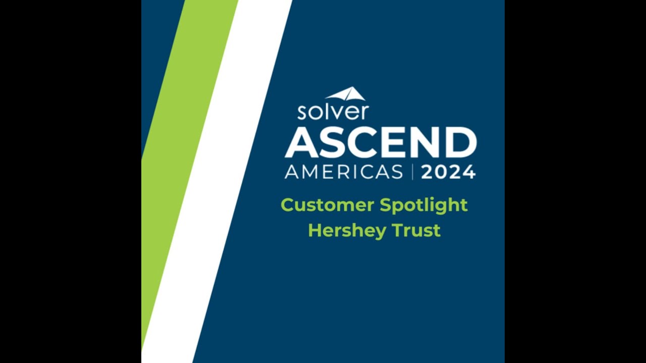 Solver Customer Spotlight Hershey Trust YouTube Solver customer spotlight hershey trust youtube