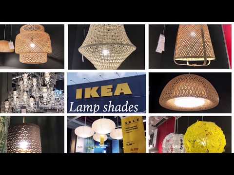 Video: Chandeliers With Lampshade: Ceiling Model With A Large Lampshade In Blue, Blue, Purple, Beige