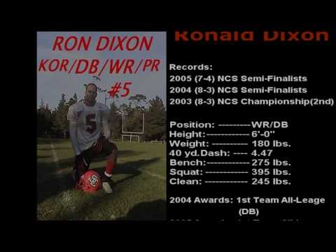 Ron Dixon :: DB/WR KOR/PR GET ACTiVVV!!!!