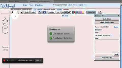 Web 4.0 - Screencasting with Screenr and Dabbleboard