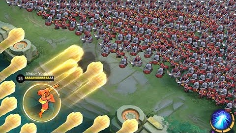 Badang 500% Attack Speed build vs 1000 minions (Gomu Gomu no Build)