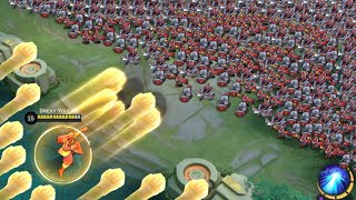 Badang 500% Attack Speed build vs 1000 minions (Gomu Gomu no Build) screenshot 2