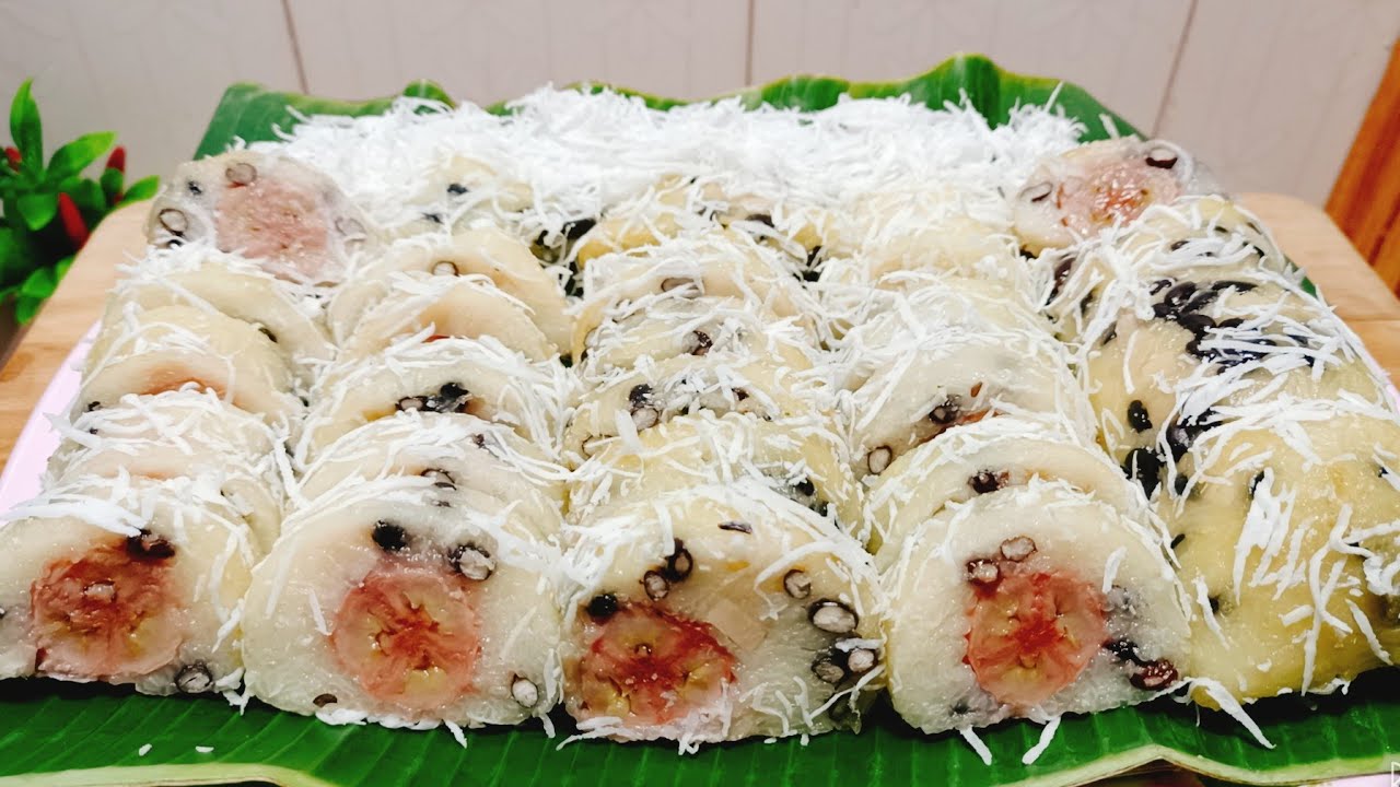 ข้าวต้มมัดหัวงอก สูตรทำขายกำไรดี ใส่ถั่วดำใส่เผือก ใส่กล้วยทั้งลูก ข้าวเหนียวนุ่มอร่อยมาก