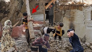 Hossein's family's tireless efforts to save the cottage, and the arrival of the police.