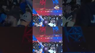 Eiffel Tower Lights Up for PSG Champions League Win | APT Sports
