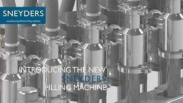 The NEW Filling Machine by SNEYDERS - SCALDIS filler