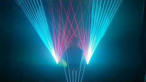 KB2D "Laser Harp" Demo - Interactive device by Lightdiction