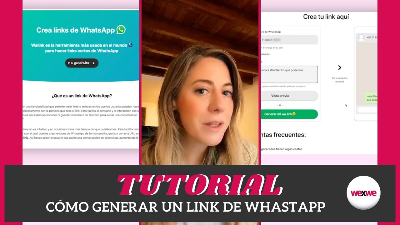 Tutorial: Cómo generar un link de whatsapp - YouTube