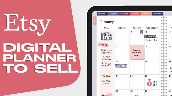 Create and Sell Beautiful Digital Planners on Etsy
