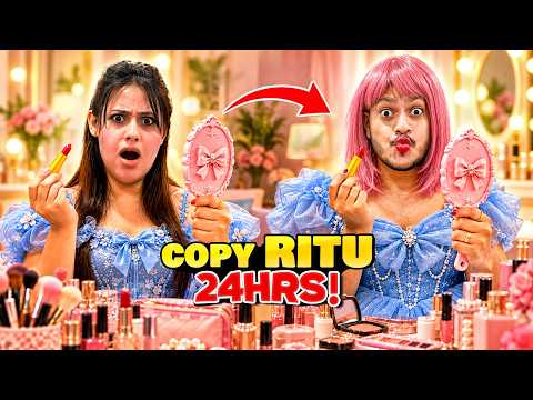 রিতু কে কপি করতে গিয়ে রাকিব এর এ কী অবস্থা হলো ! 🤣 | Copy My Sister For 24 Hours | Rakib Hossain