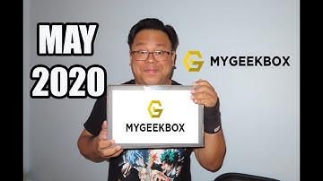 My Geek Box MAY 2020 Mystery Subscription Box unboxing & review! MyGeekBox