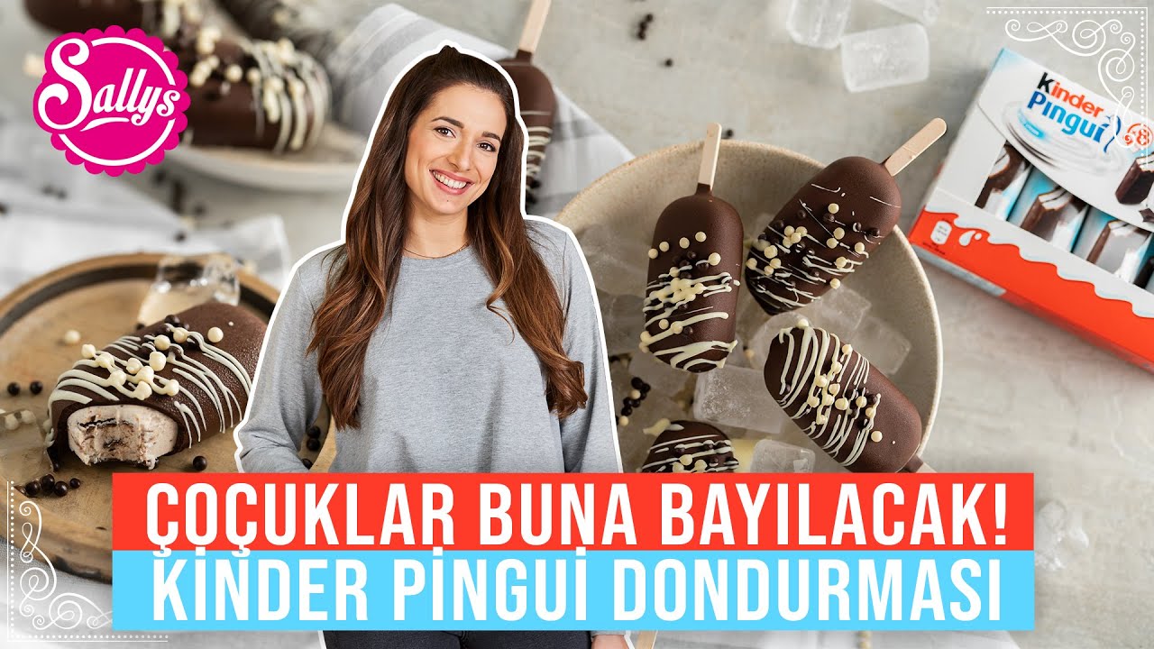 Dondurma nasıl yapılır? / Kinder Pingui Dondurması / Kolay dondurma tarifi Dondurma nasıl yapılır? / Kinder Pingui Dondurması / Kolay dondurma tarifi