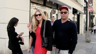 EXCLUSIVE: Ex-footballer Ronaldo and wife enjoying Paris