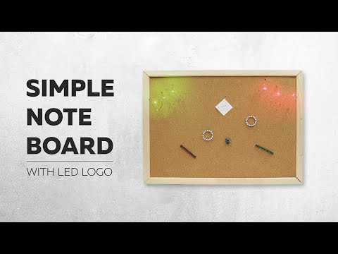 Как сделать доску для заметок своими руками