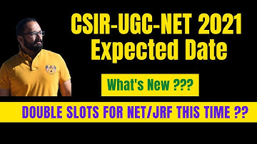 CSIR-NET 2021 Notification Expected Date | Double Slots for NET/JRF this time | Statesman Academy