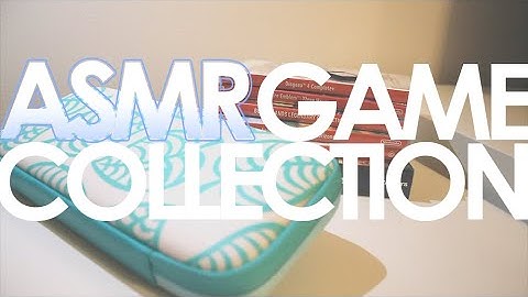 Nintendo Switch Game Collection ASMR (Soft Whisper, Tapping)