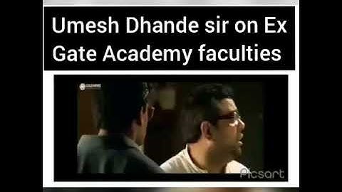 Umesh Dhande sir on Ex Gate Academy Faculties