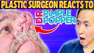 Plastic Surgeon Reacts to DR. PIMPLE POPPER: HUGE Mass on NOSE!