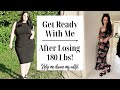 Losing 180Lbs - Get Ready With Me For My First Post Weight Loss Night Out | Half of Carla