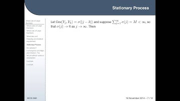 Lecture 20 - Weak Law of Large Numbers