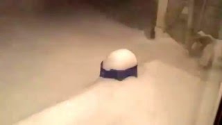 Time lapse Snow Storm in Philadelphia January 22-23, 2016