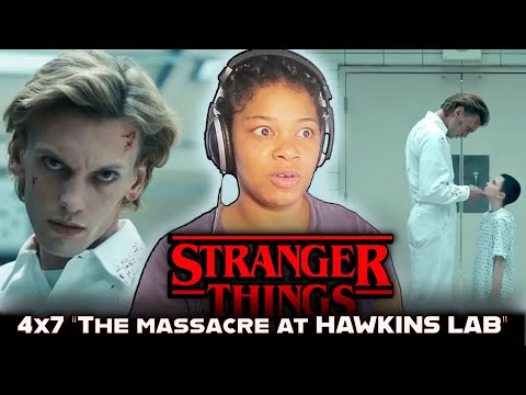 Stranger Things  Season 4, Episode 7 The Massacre at Hawkins Lab REACTION!!!