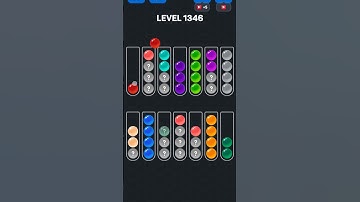 Ball Sort Puzzle nível 1346 #games #androidgameszone #pop #level #puzzle #colors #gaming #automobile