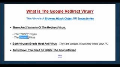 Redirect Virus Removal: How To Remove Google Redirect Virus
