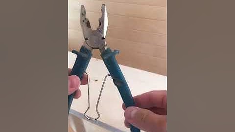 Be sure to remember this trick! How easy is it to make spring handled pliers? #shorts