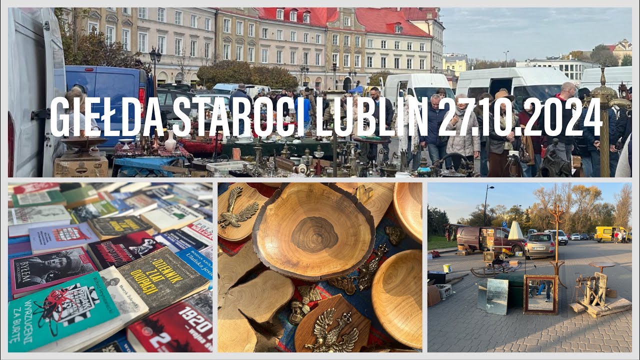 GIEŁDA STAROCI LUBLIN 27 października 2024. Antyki, starocie i bibeloty na lubelskim rynku.