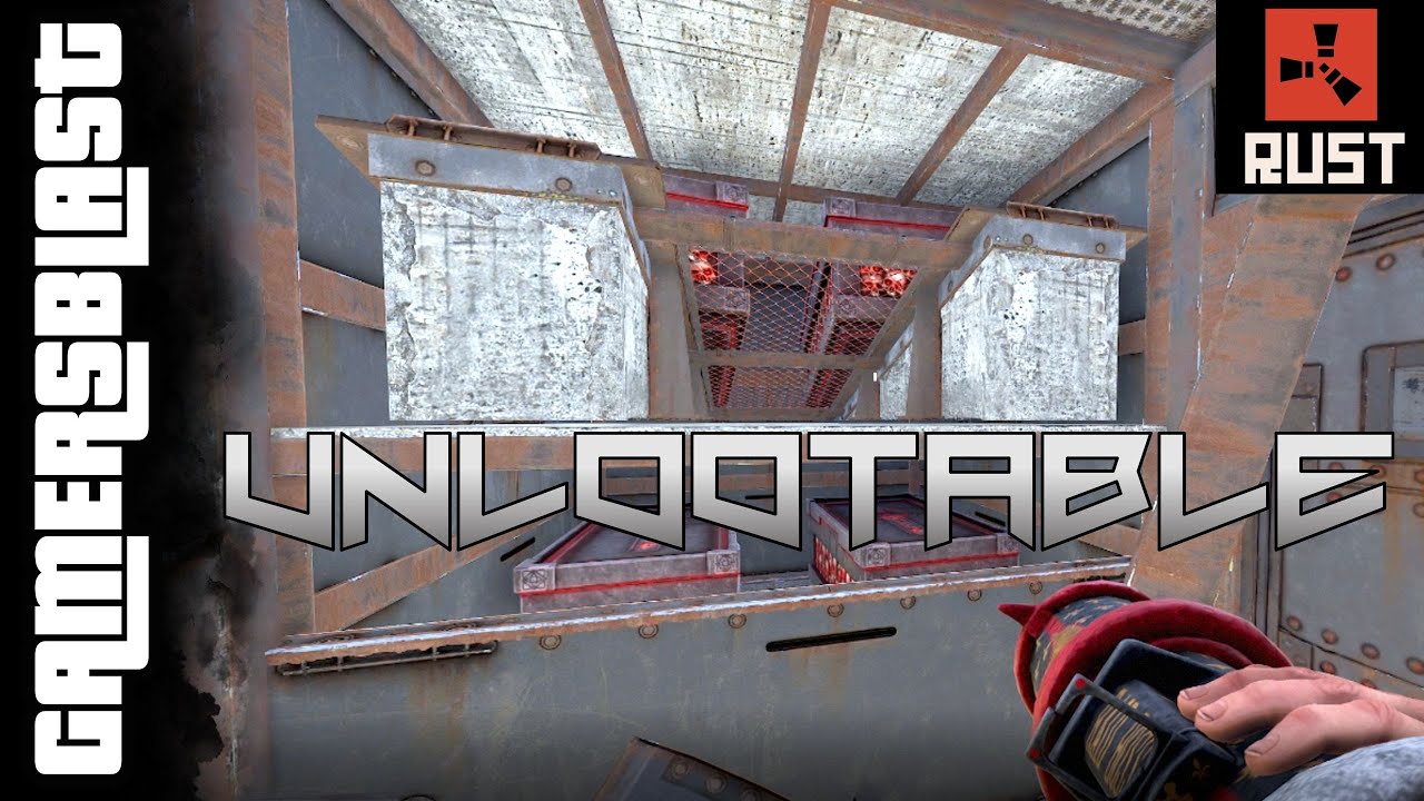 [RUST] :: BUILD BETTER UNLOOTABLE LOOT ROOM - YouTube