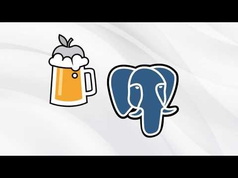 Install Postgres on Mac with Homebrew